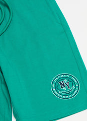 Ovs Fleece Bermuda Shorts With Drawstring And Print