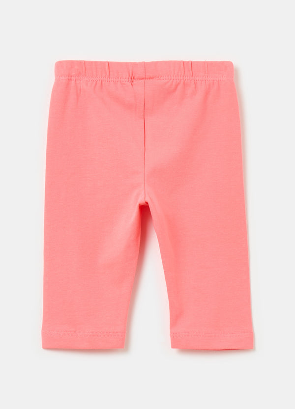 Ovs Three-Quarter Leggings With Diamantã© Motifs