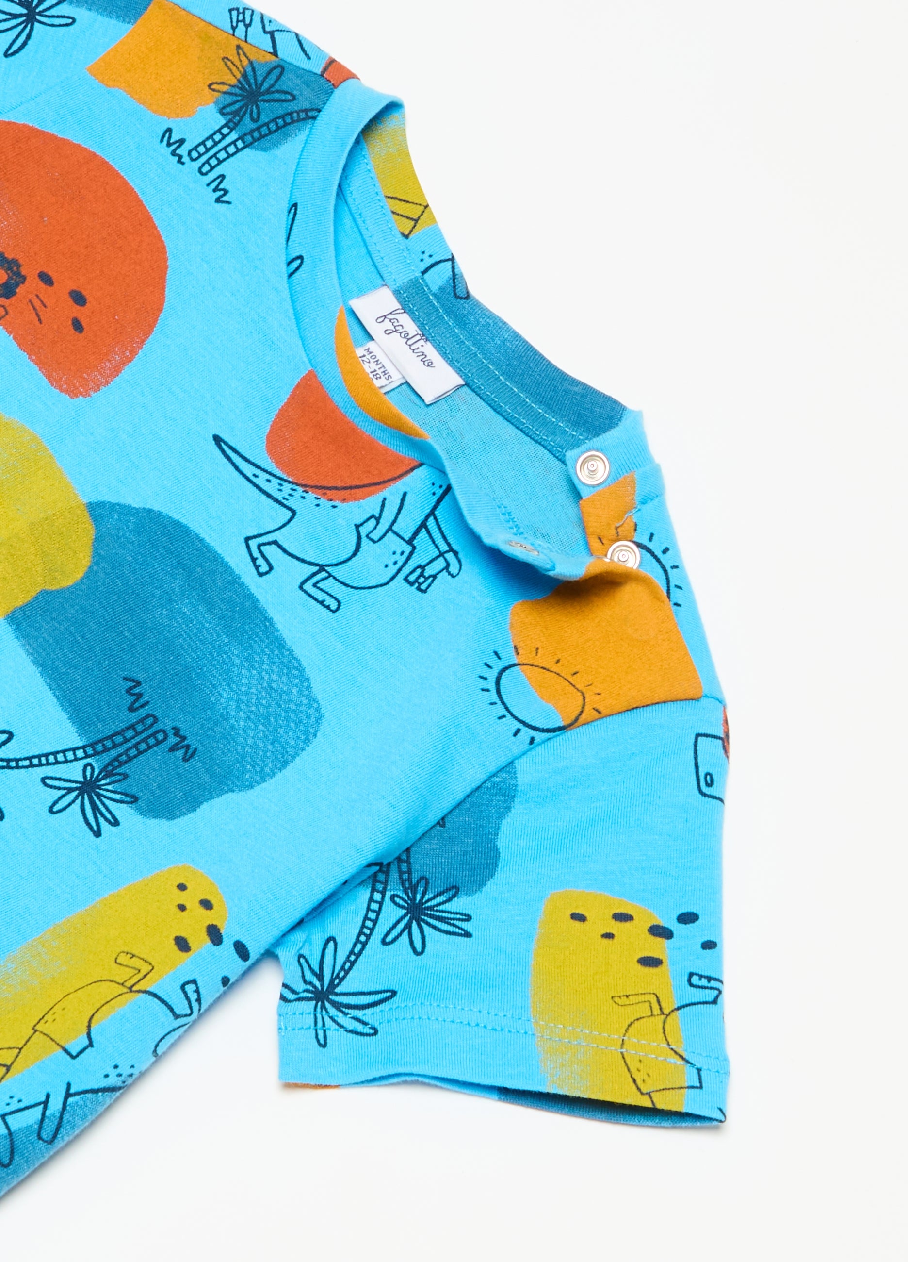 Ovs Printed Cotton T-Shirt