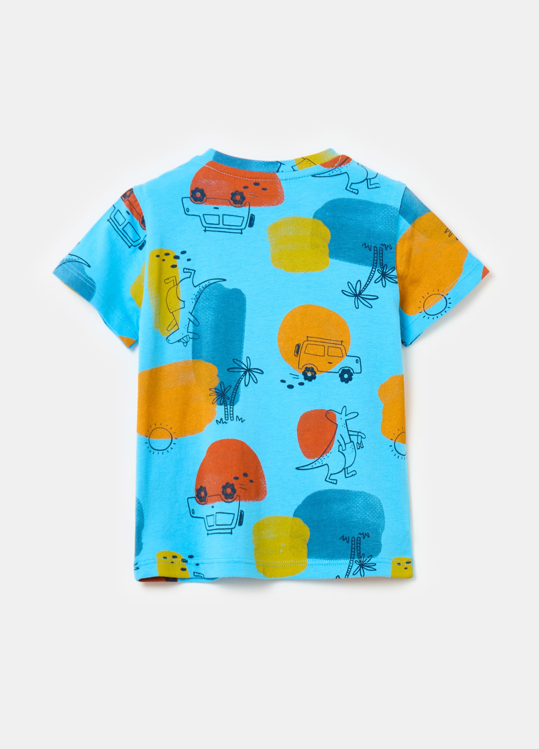 Ovs Printed Cotton T-Shirt