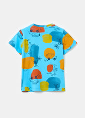 Ovs Printed Cotton T-Shirt
