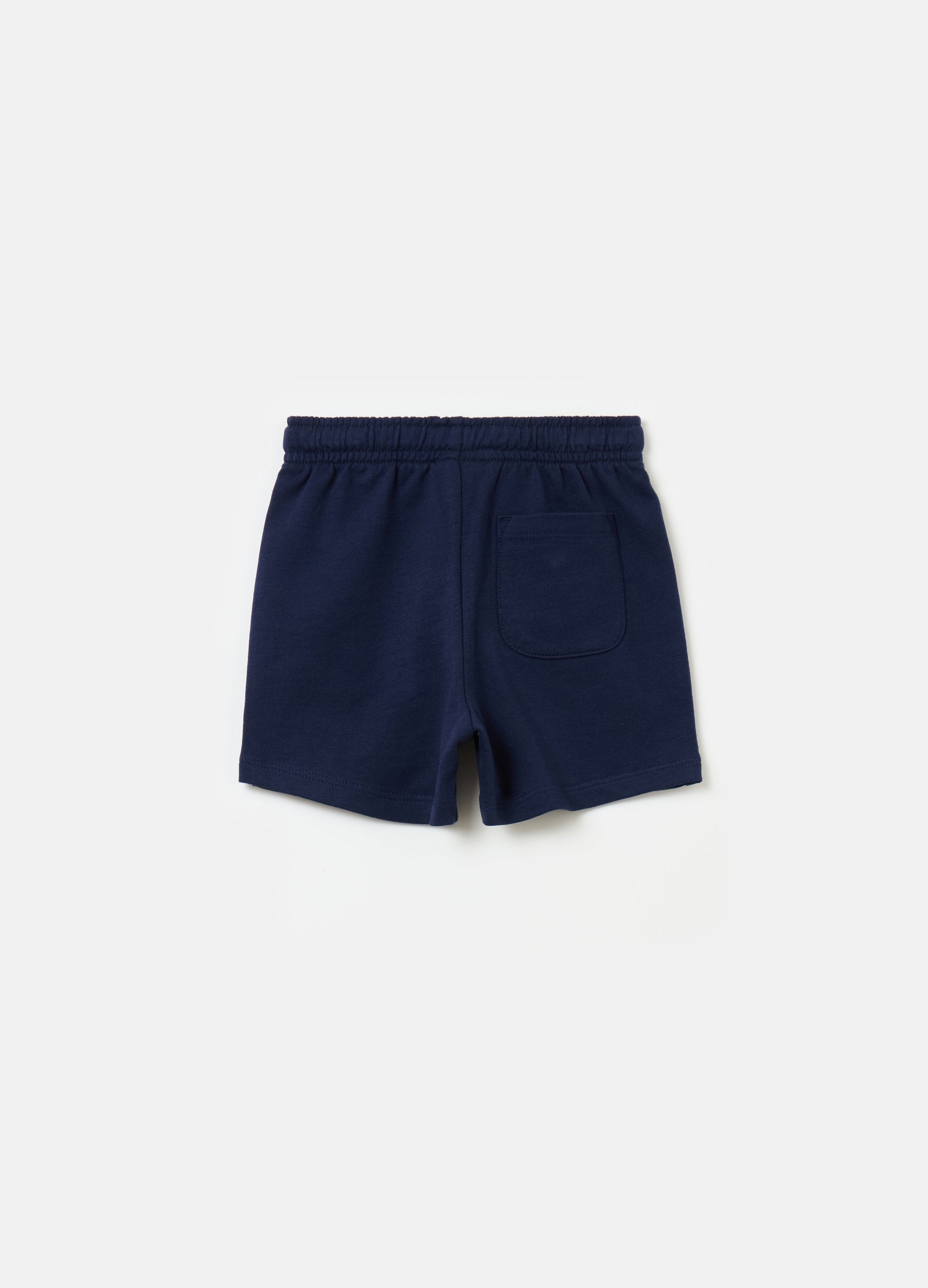 Ovs French Terry Bermuda Shorts With Drawstring
