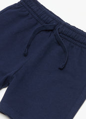 Ovs French Terry Bermuda Shorts With Drawstring