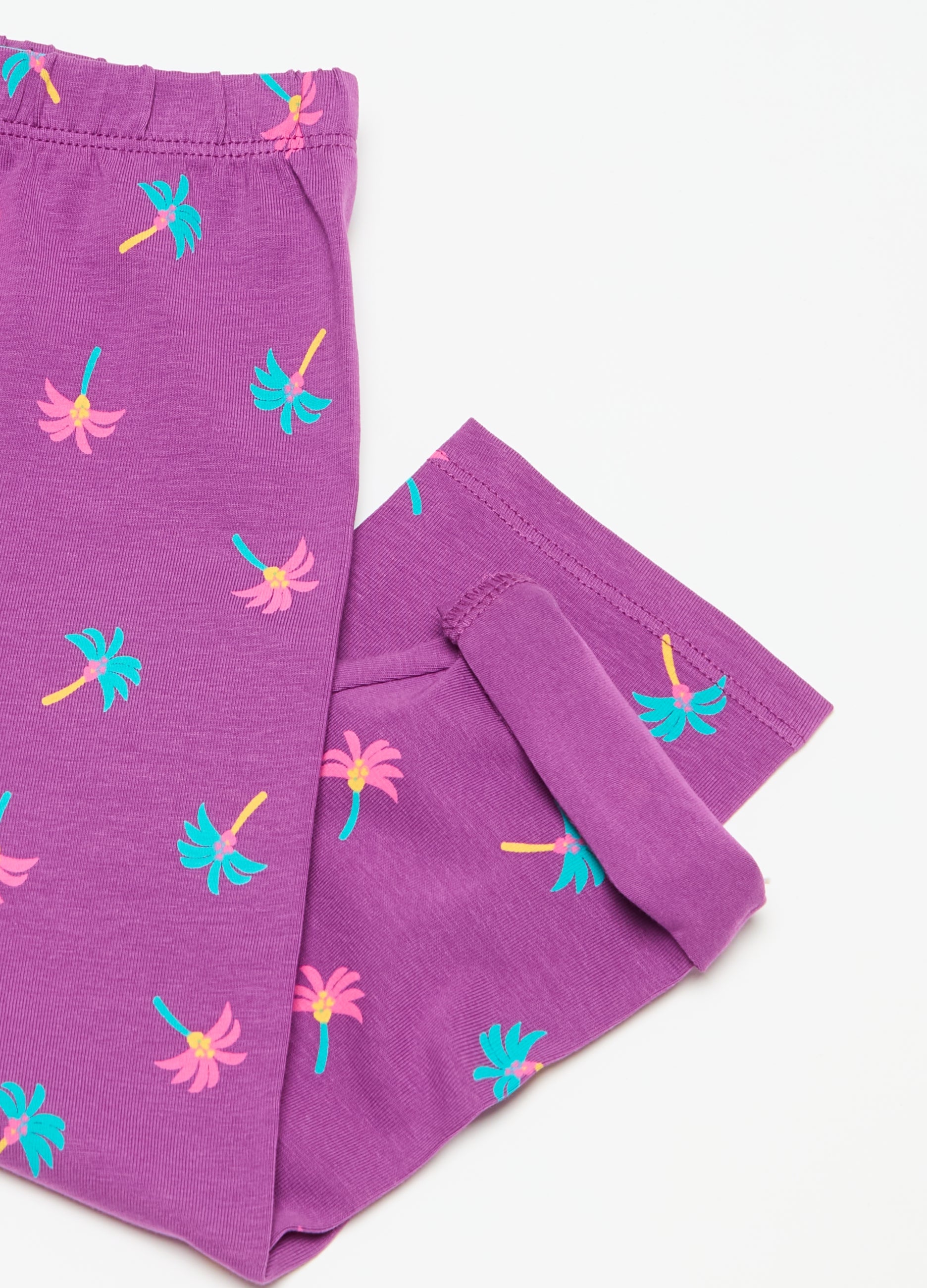 Ovs Three-Quarter Leggings With Print