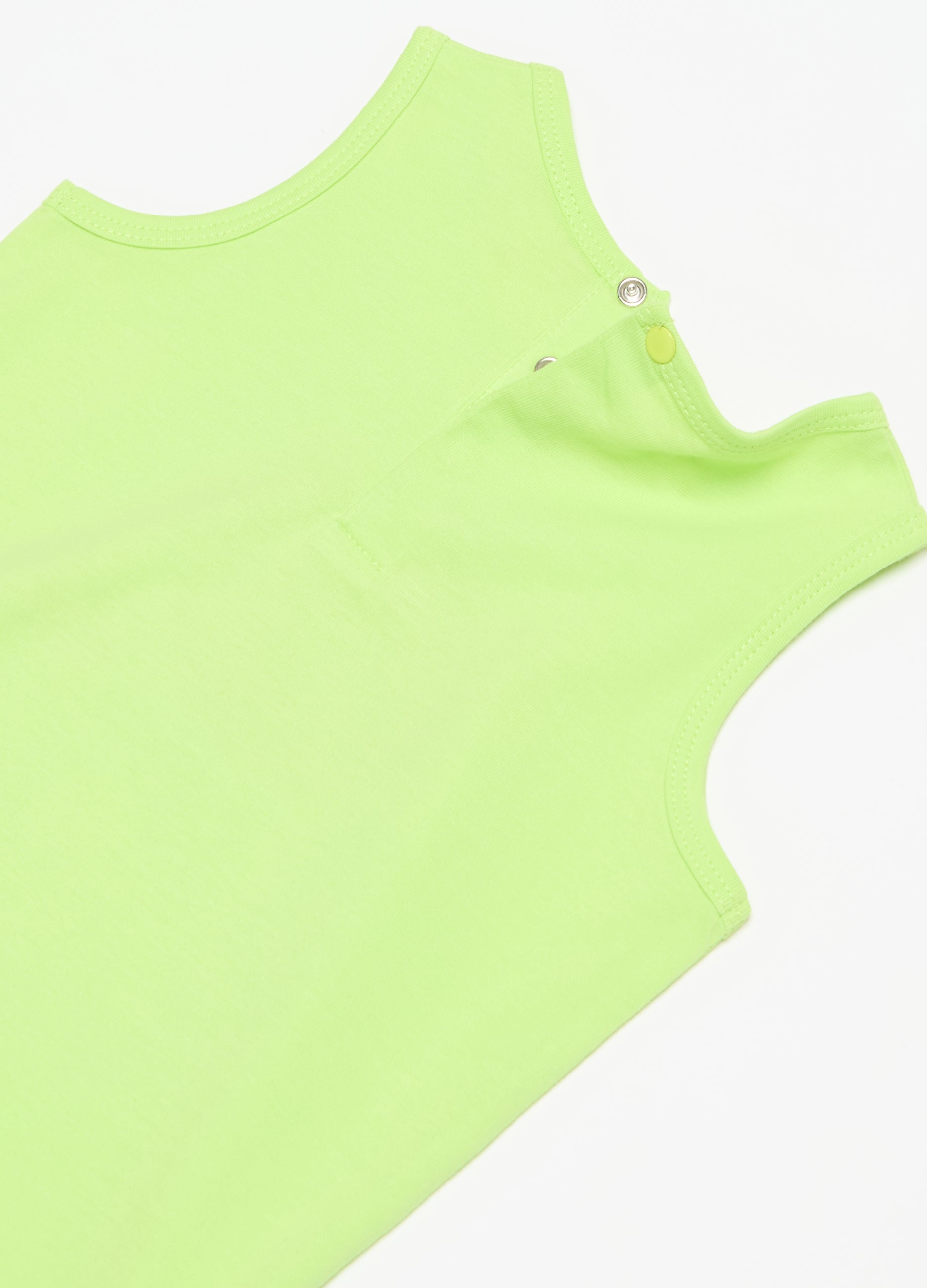 Ovs Cotton Racerback Vest With Print