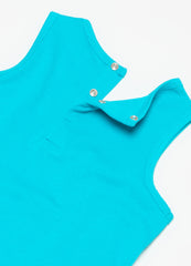 Ovs Cotton Racerback Vest With Print