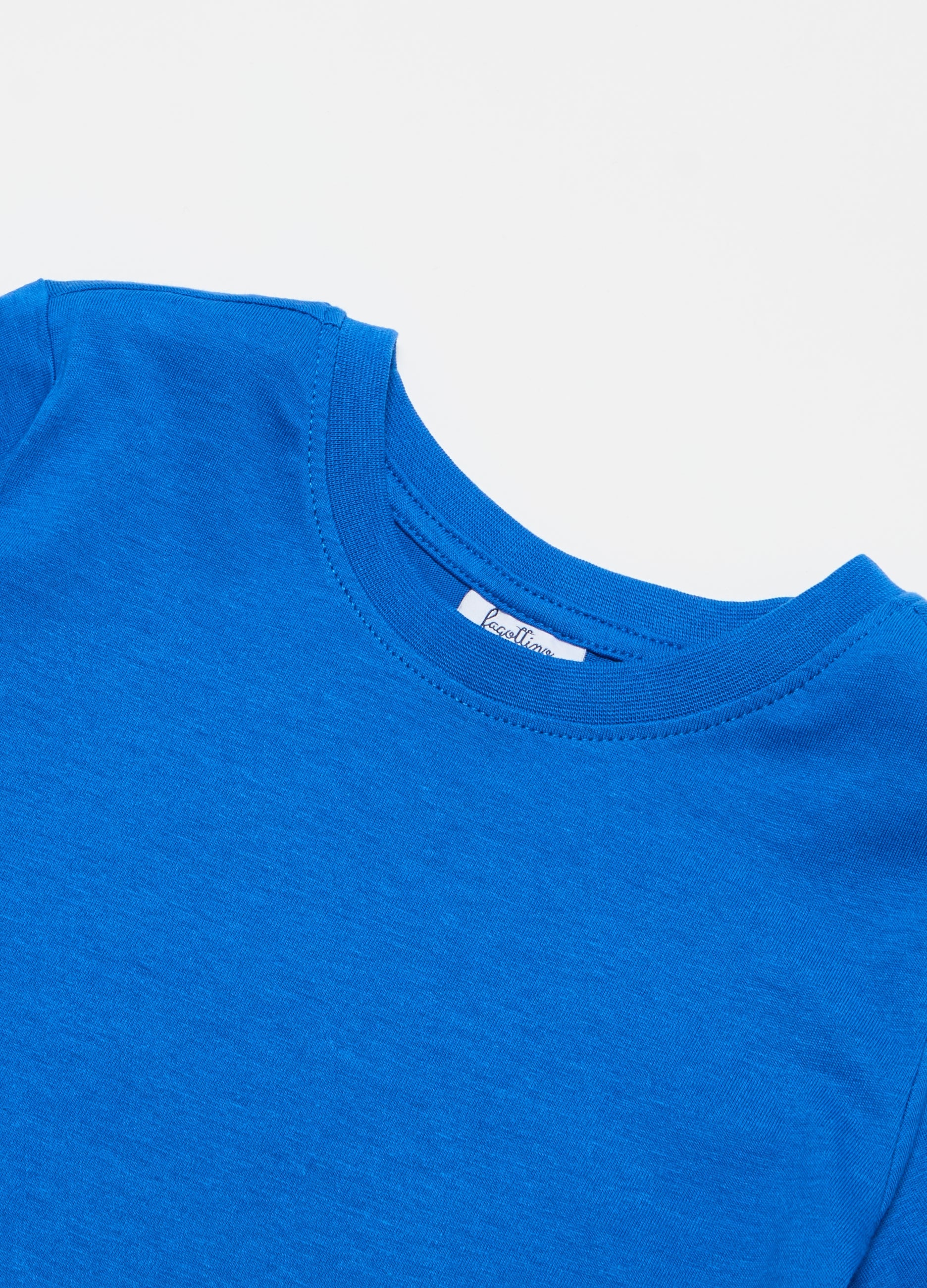 Cotton T-Shirt With Round Neck