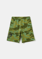 Ovs Camouflage Bermuda Shorts With Drawstring