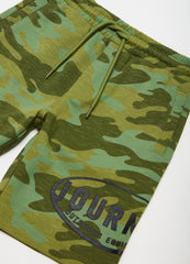 Ovs Camouflage Bermuda Shorts With Drawstring