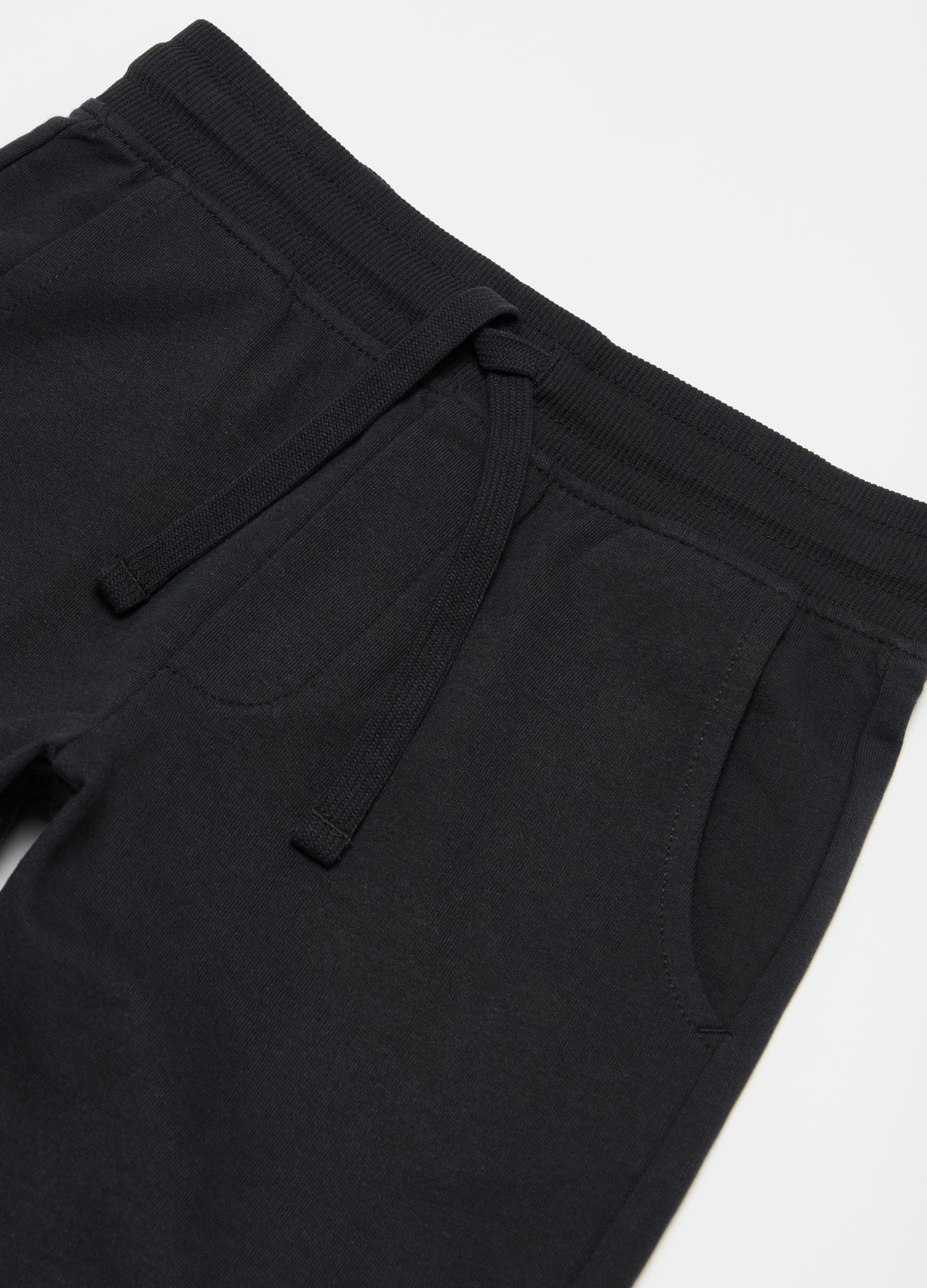 Ovs Fleece Bermuda Shorts With Drawstring
