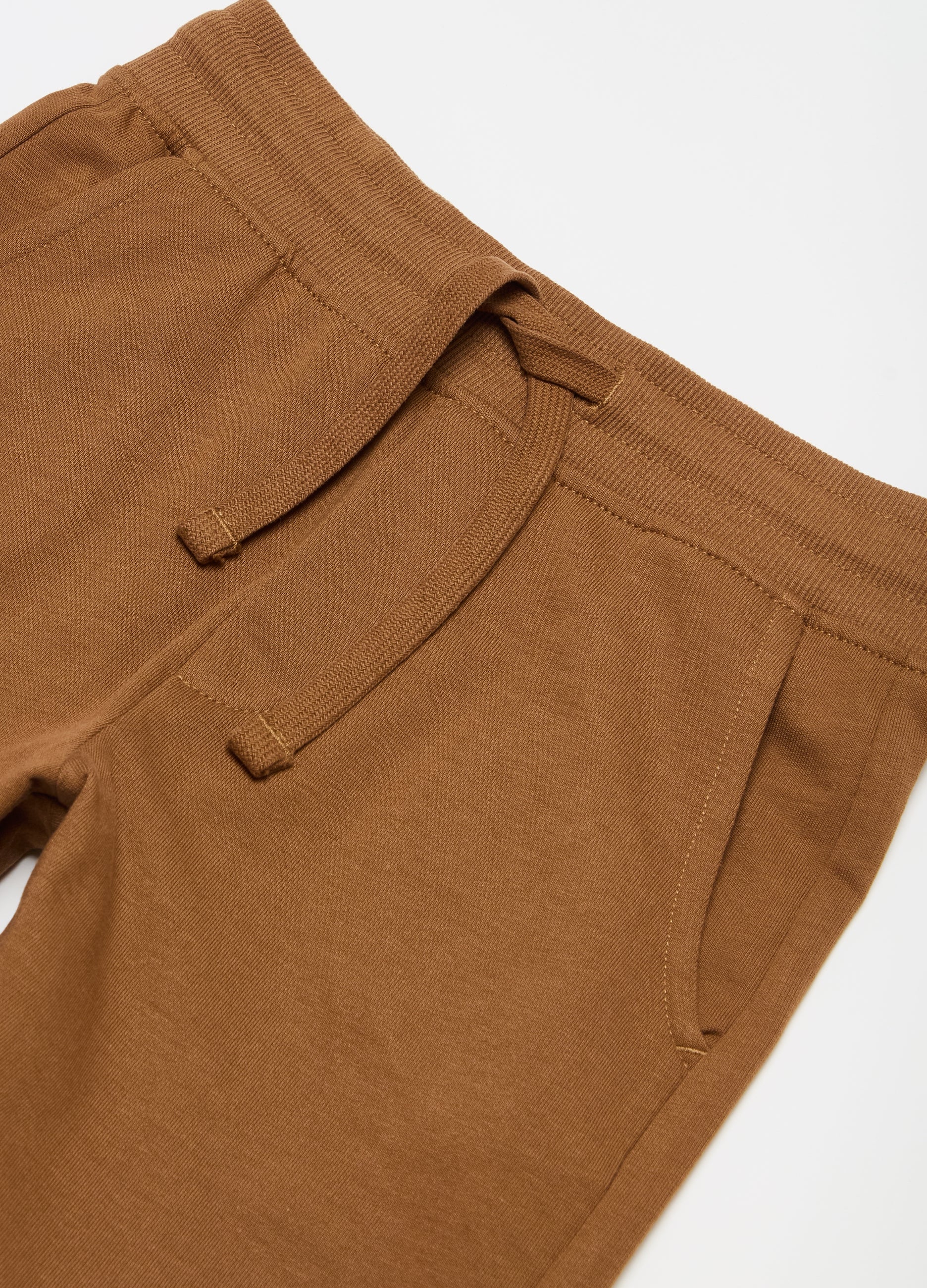 Ovs Fleece Bermuda Shorts With Drawstring