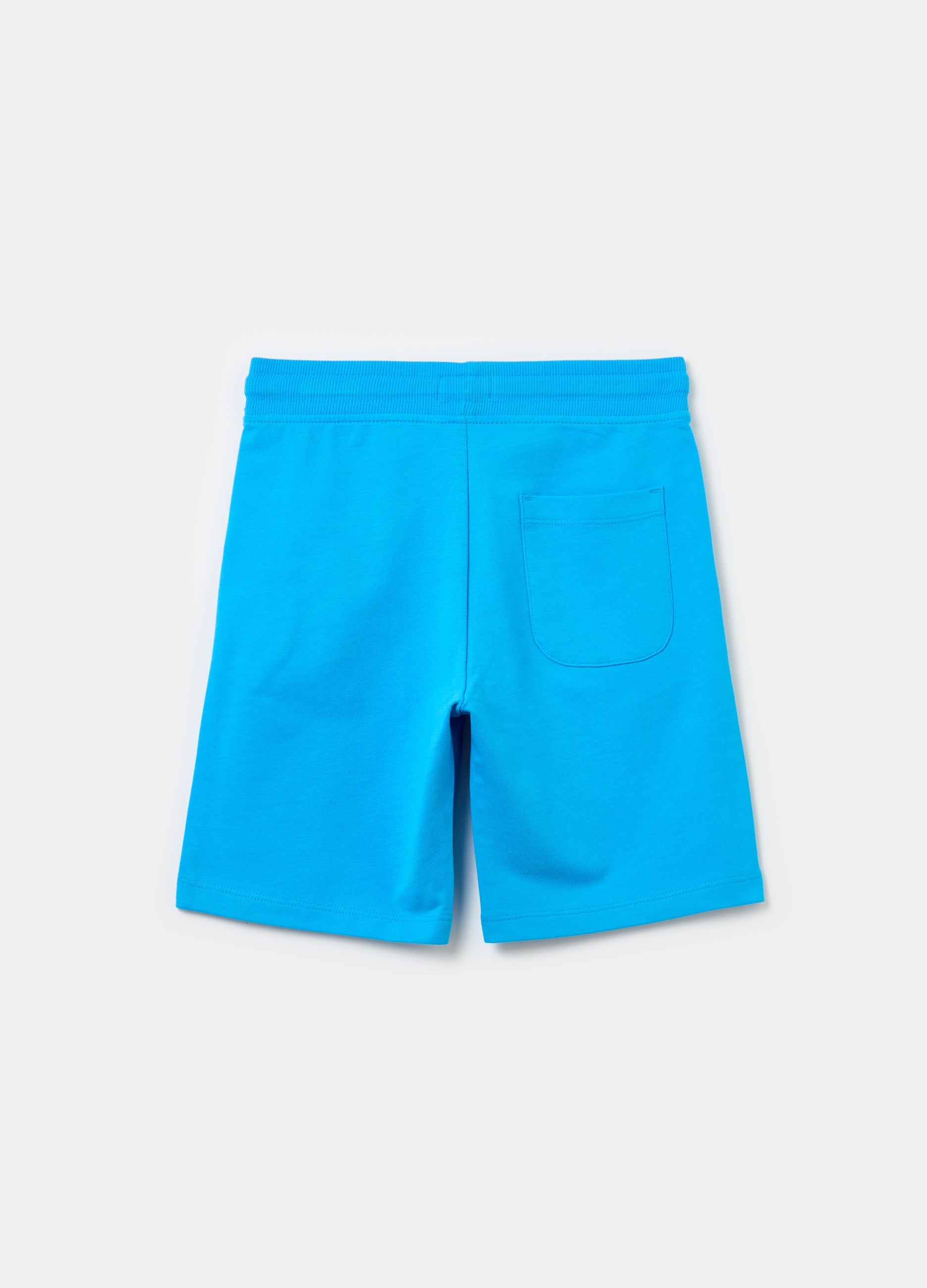 Ovs Fleece Bermuda Shorts With Drawstring