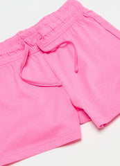 Ovs Cotton Shorts With Drawstring