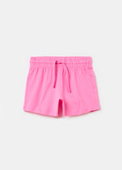 Ovs Cotton Shorts With Drawstring