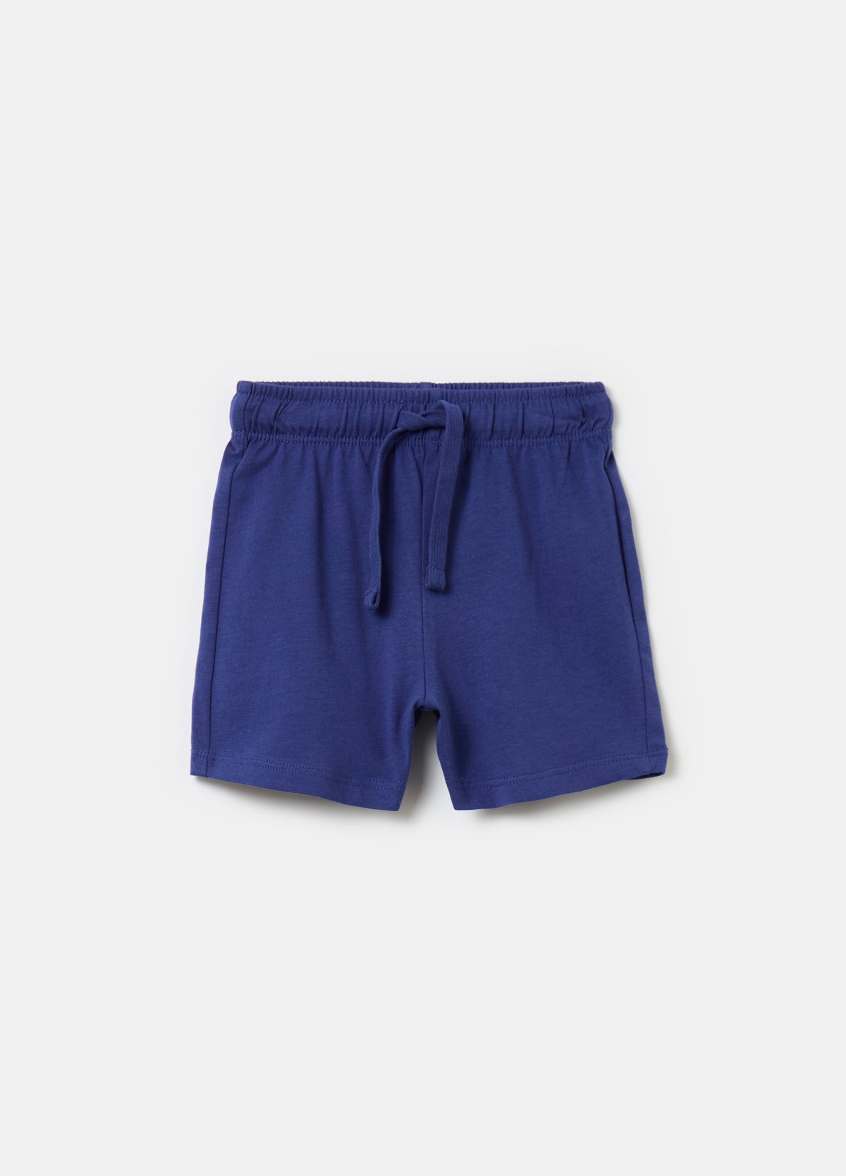 Ovs Cotton Shorts With Drawstring