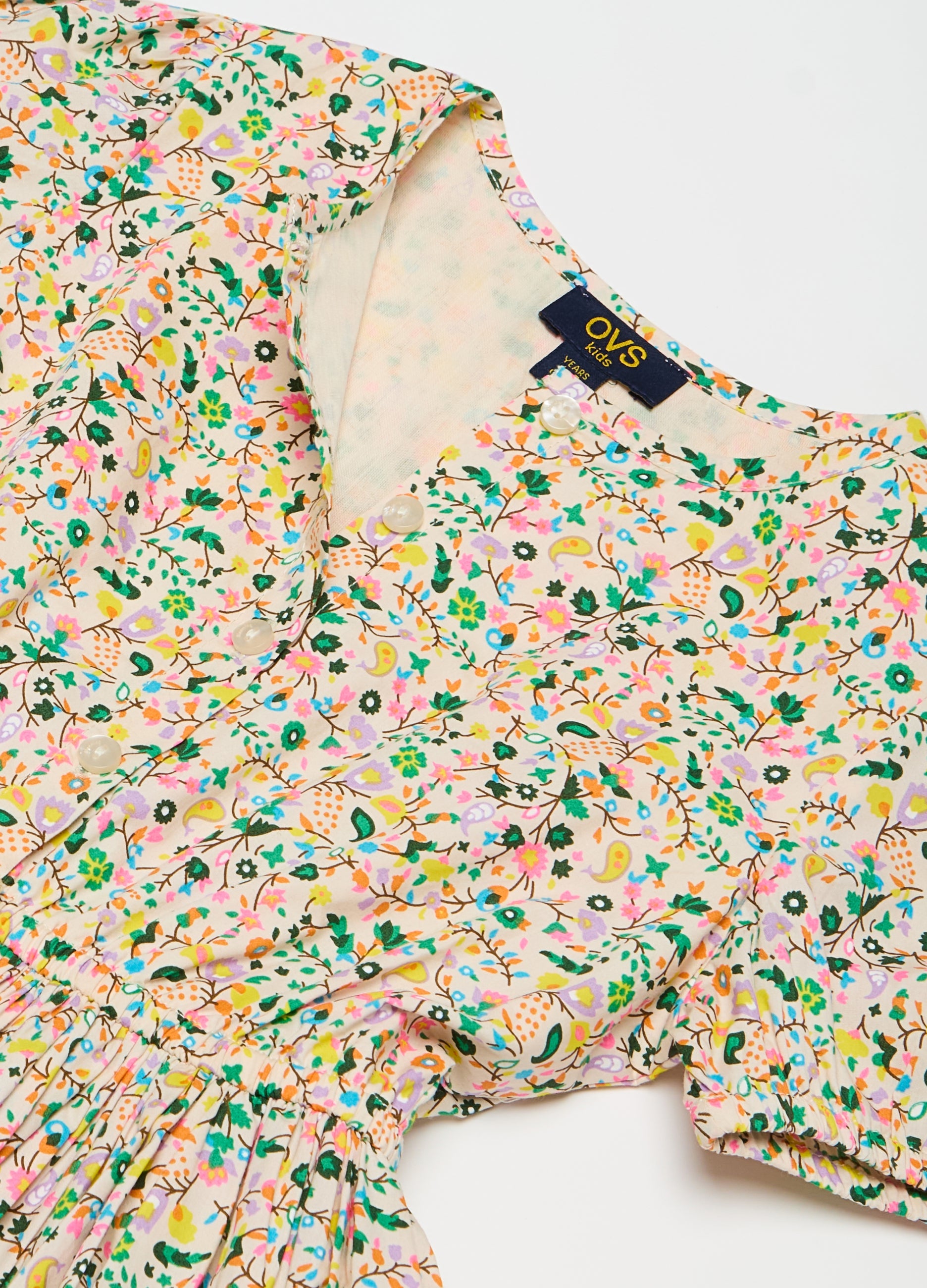 Ovs Floral Dress With Tassels