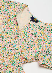 Ovs Floral Dress With Tassels