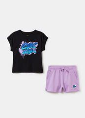 Cotton Jogging Set With Print
