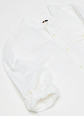 Ovs Linen And Cotton Shirt With Pocket