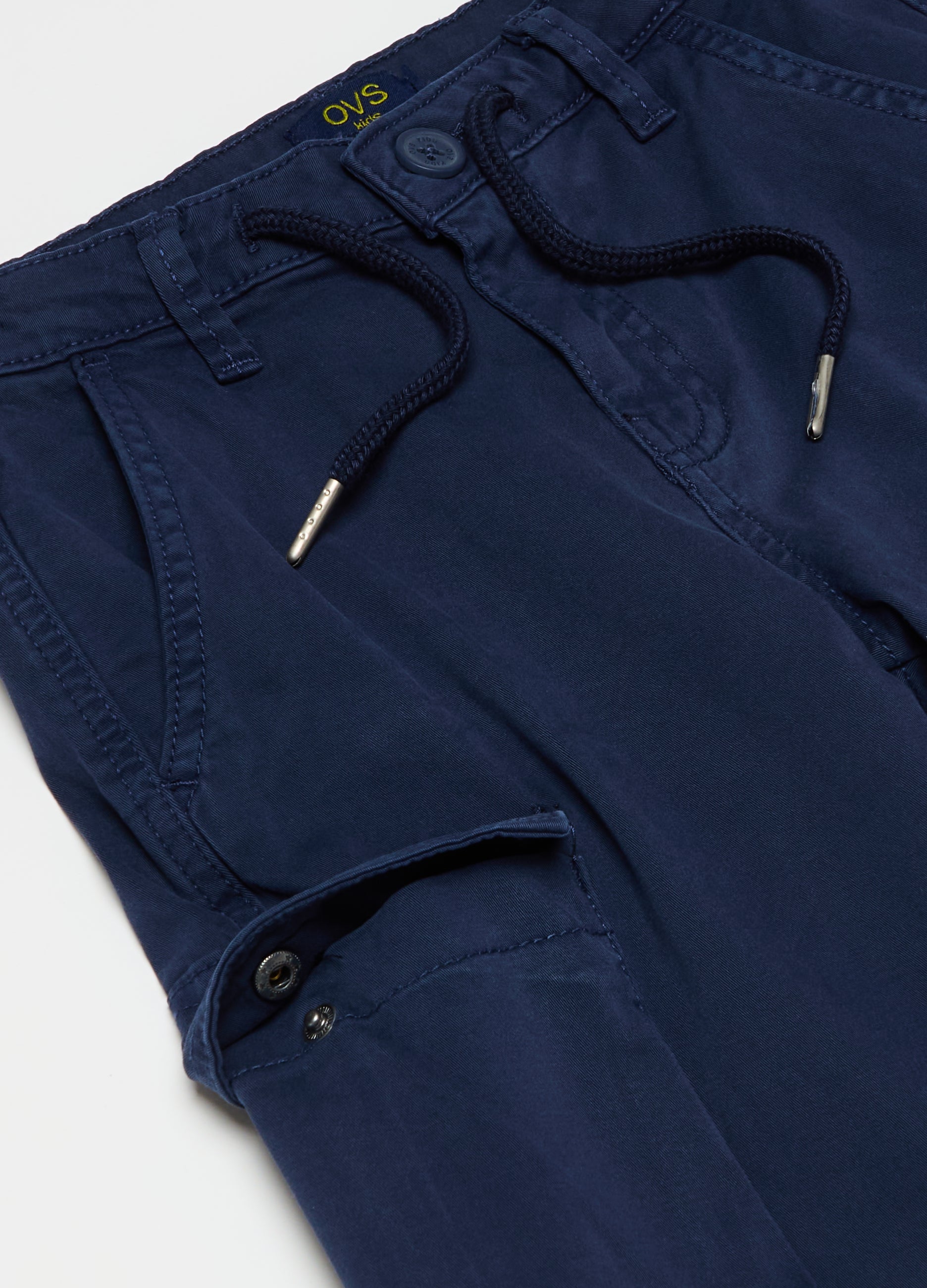 Ovs Cargo Bermuda Shorts With Drawstring