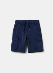 Ovs Cargo Bermuda Shorts With Drawstring