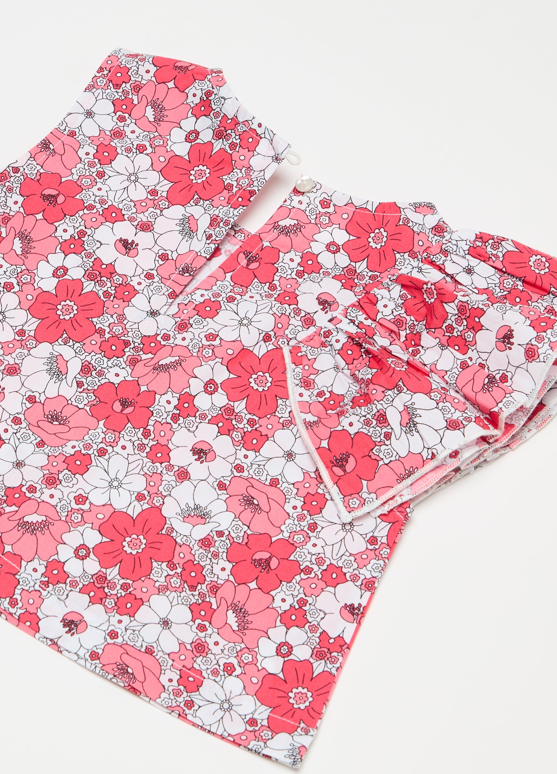 Ovs Floral Blouse With Flounce