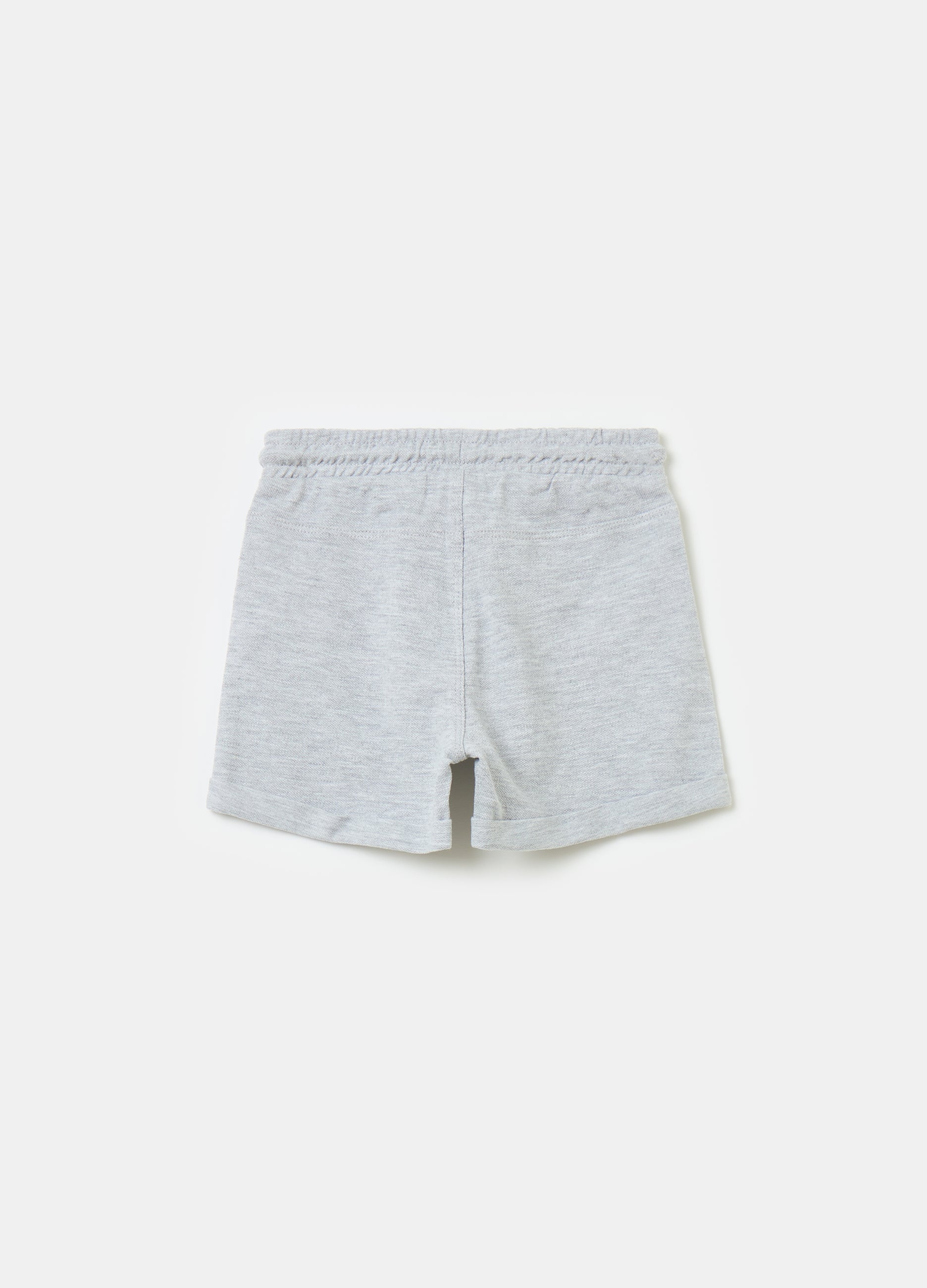 OVS Piquet Bermuda Shorts With Drawstring