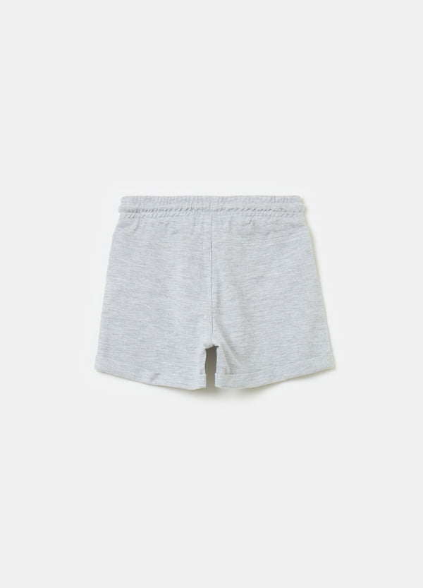 OVS Piquet Bermuda Shorts With Drawstring