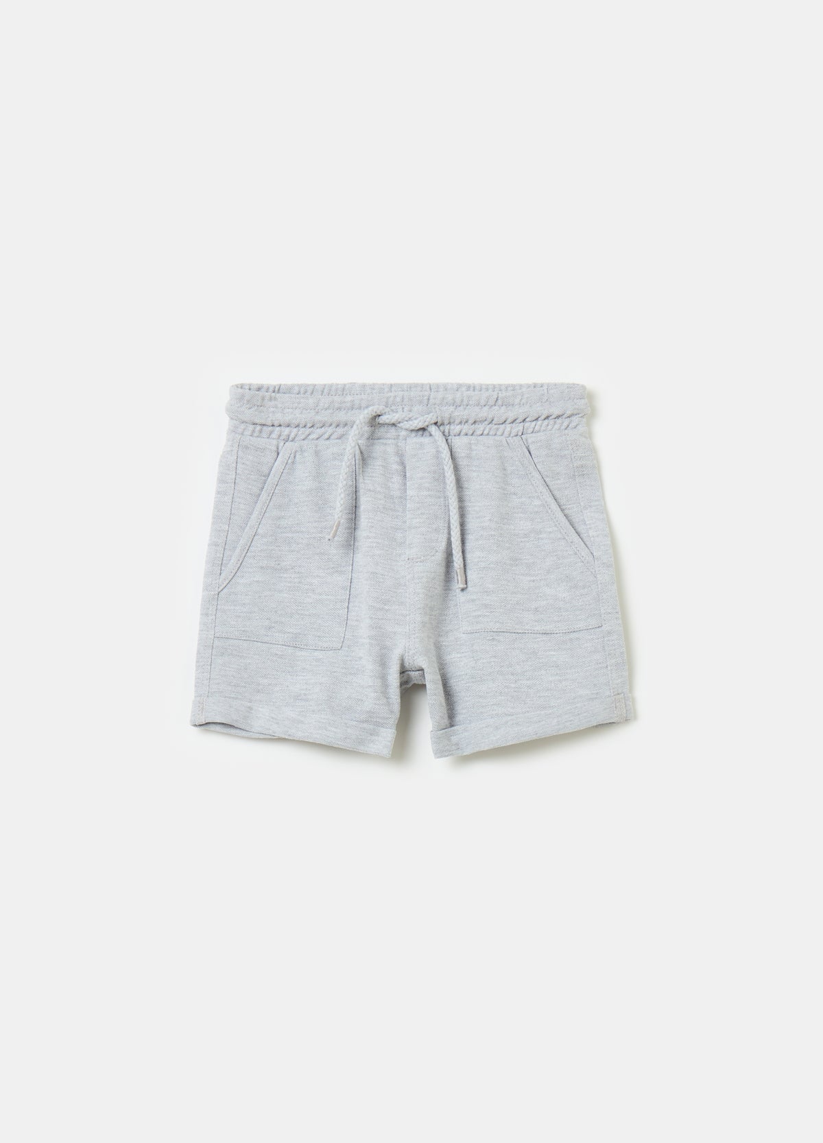 OVS Piquet Bermuda Shorts With Drawstring