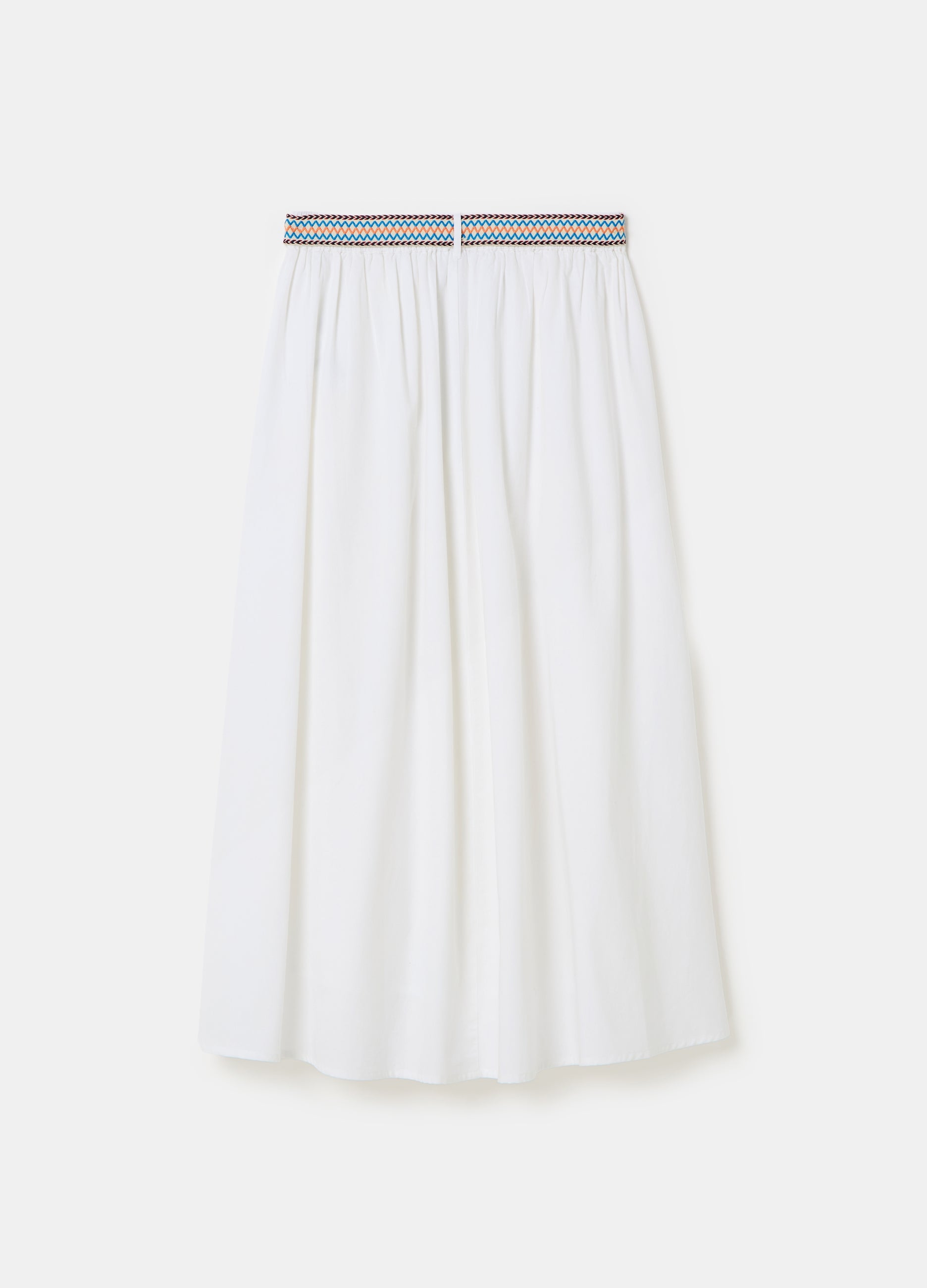 Long Skirt With Ethnic Belt