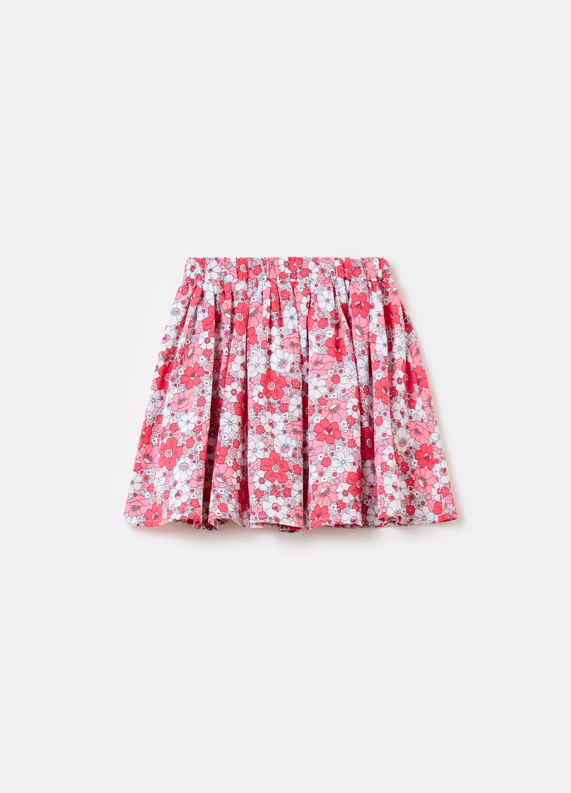 Ovs Short Skirt With Flowers Print
