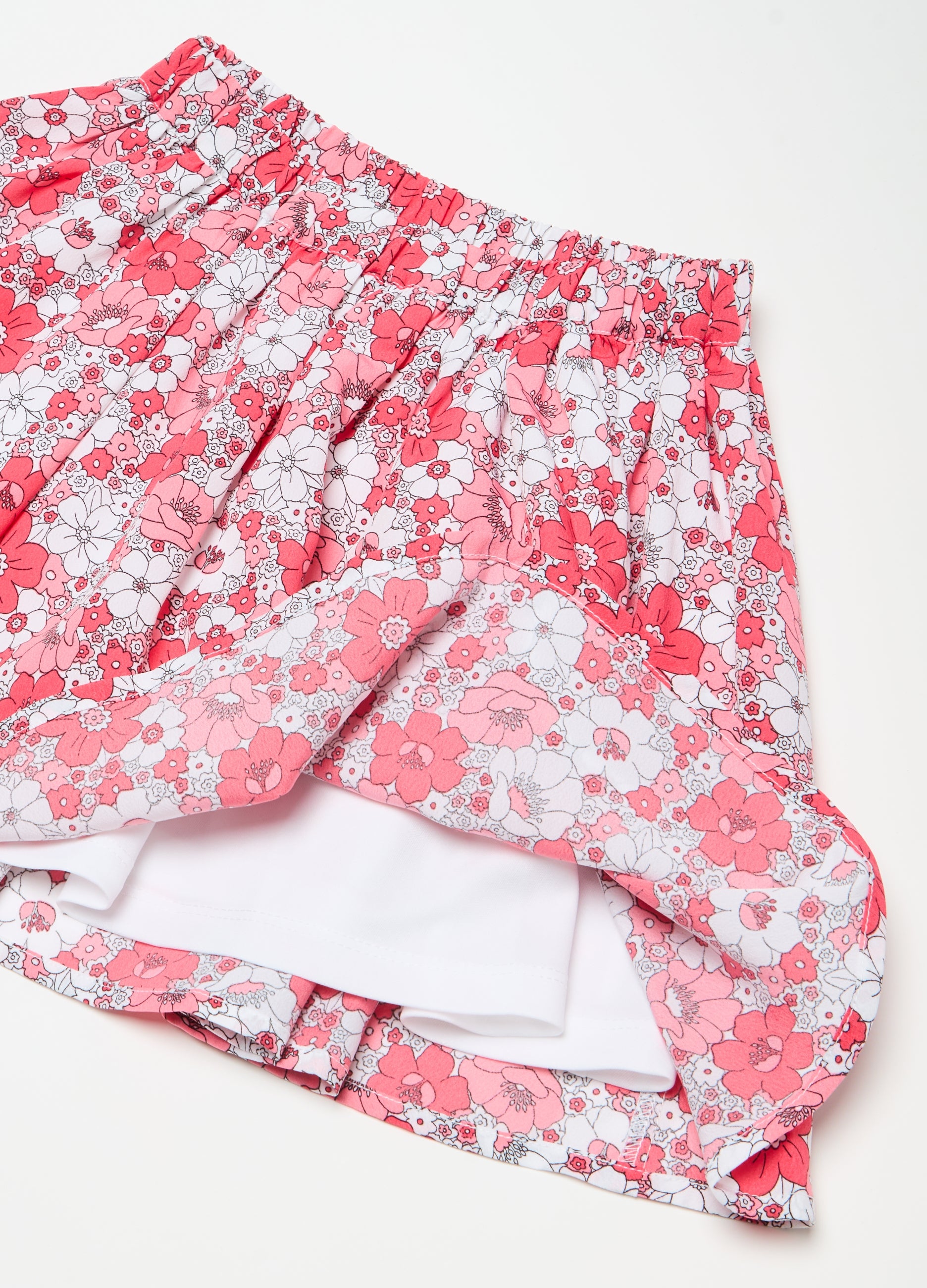Ovs Short Skirt With Flowers Print