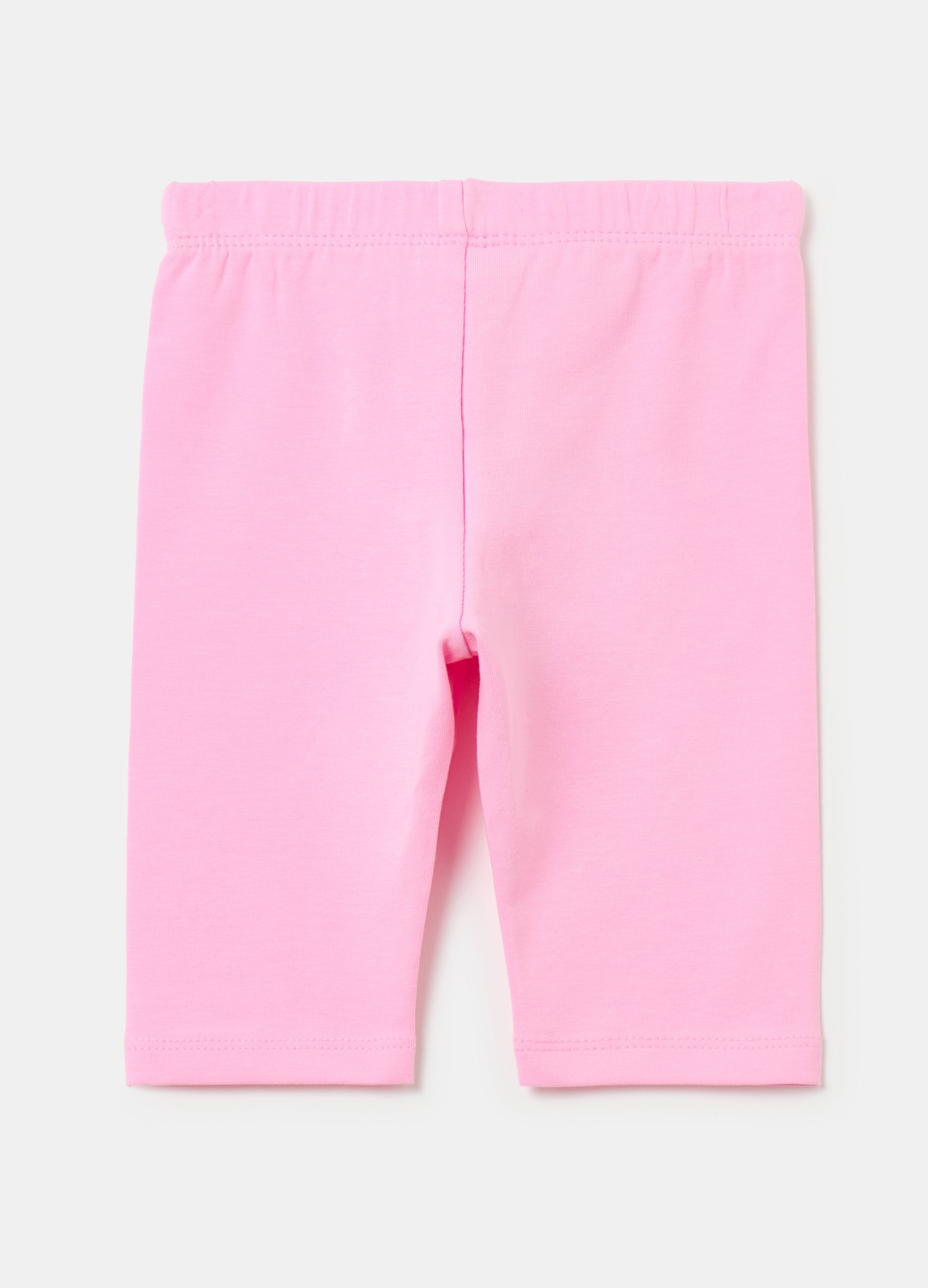 Ovs Solid Colour Three-Quarter Leggings