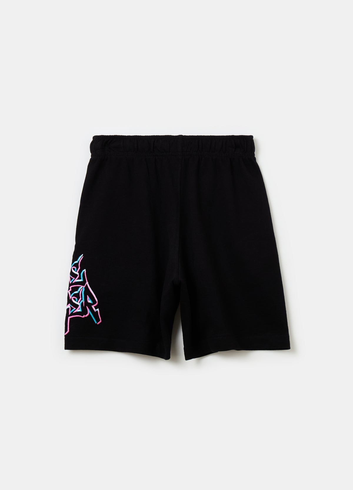 Ovs Bermuda Joggers With Embroidery