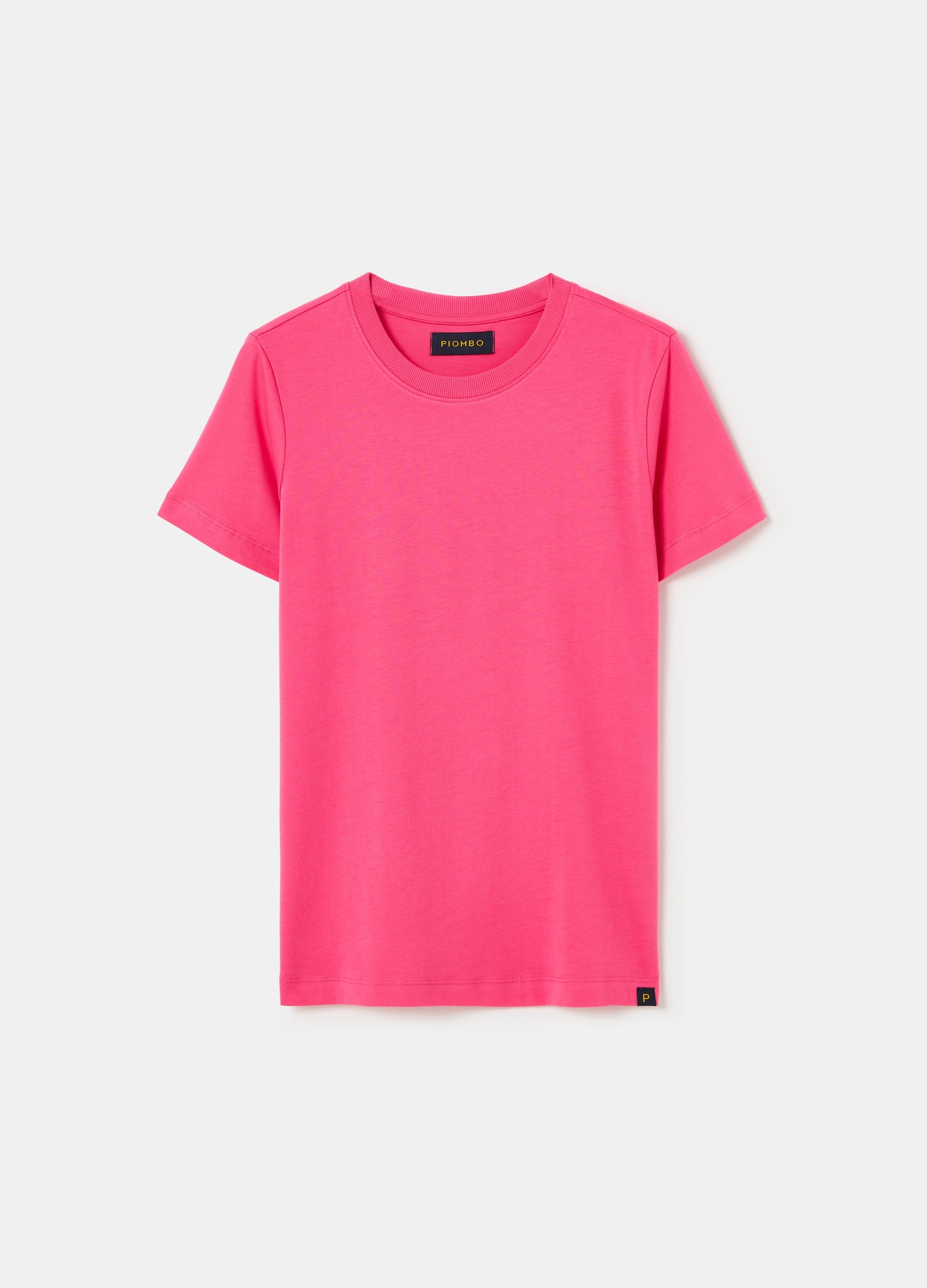 Supima Cotton T-Shirt With Round Neck