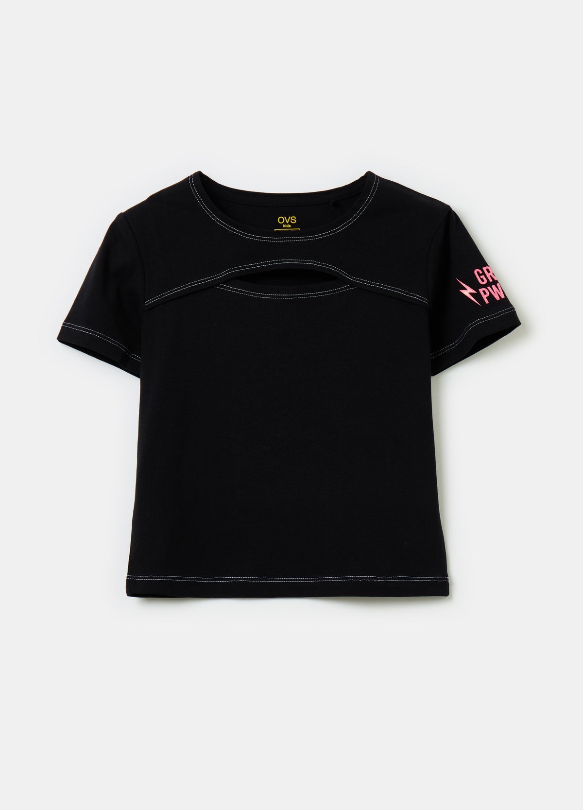 Ovs T-Shirt With Cut-Out Detail