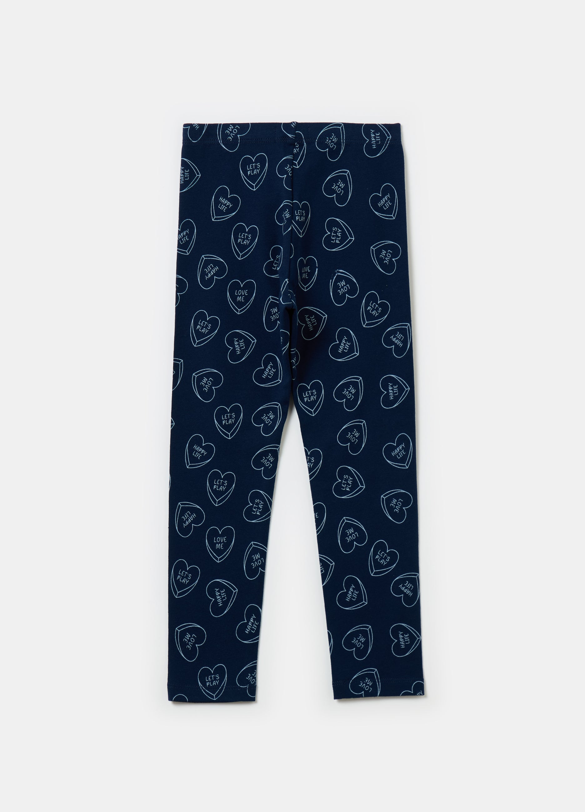 Printed Stretch Cotton Leggings