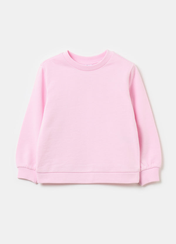 Ovs Solid Colour Sweatshirt In French Terry