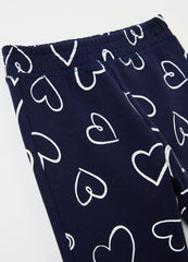 Joggers With Elasticated Edging And Print