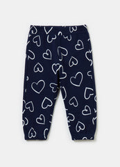 Joggers With Elasticated Edging And Print