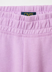 Fleece Joggers With Elasticated Edging