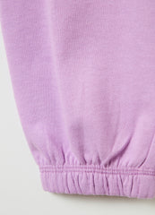 Fleece Joggers With Elasticated Edging