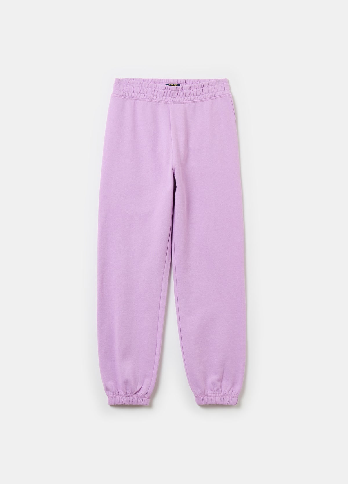 Fleece Joggers With Elasticated Edging