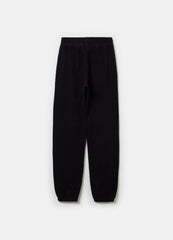 Joggers In Fleece With Elasticated Edging And Print