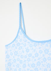 Ovs Pyjama Top With Small Flowers Print