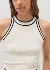 Tank Top With Contrasting Edging