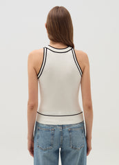 Tank Top With Contrasting Edging