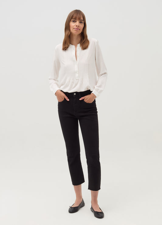 Shirt With Pleated Detail