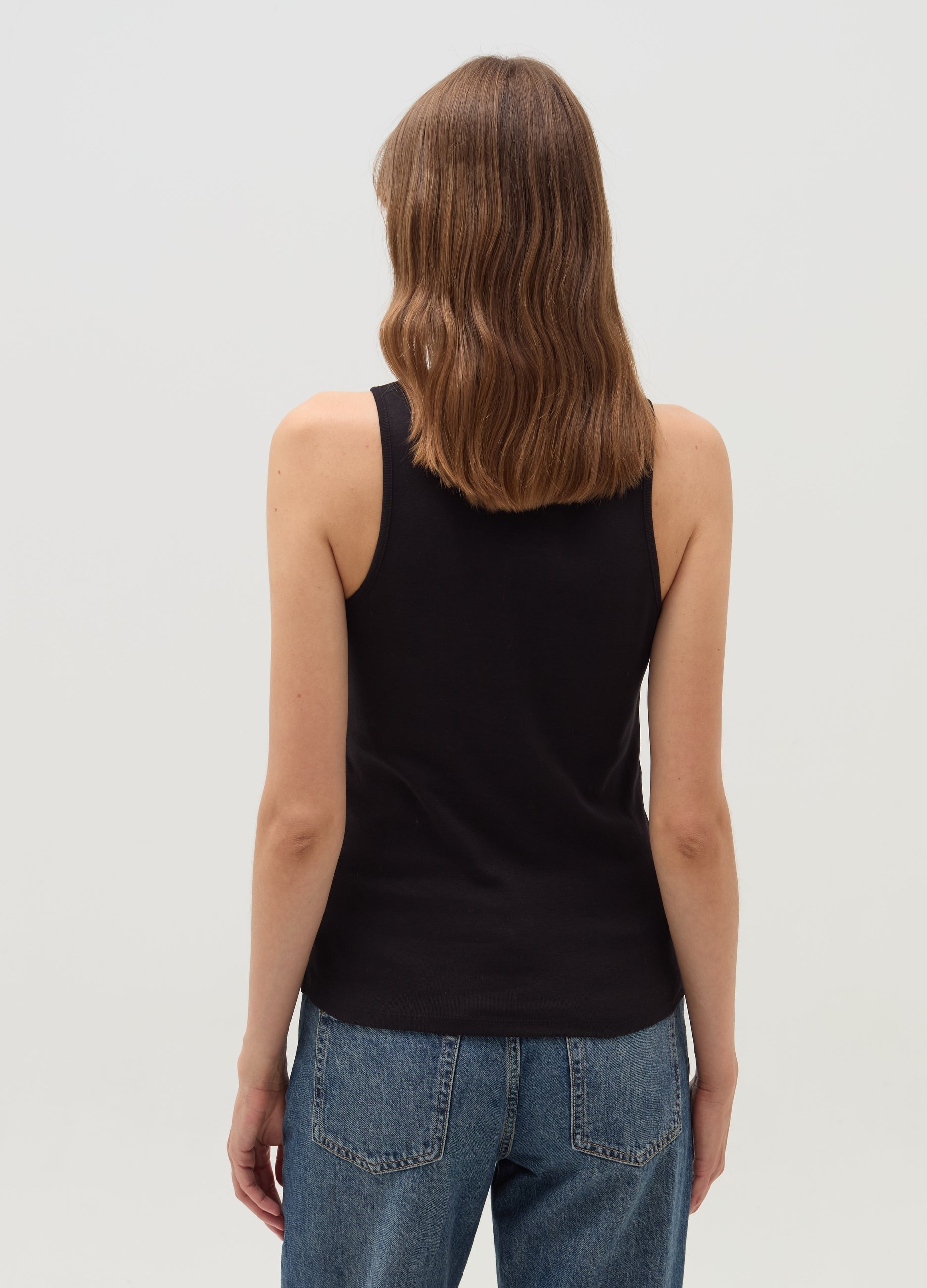 Tank Top With Cut-Out Detail