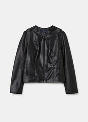 Biker Jacket With Shiny Effect